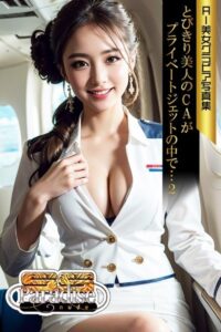 【s521antbp00036】SS-Paradise nude とびきり美人のCAがプライベートジェットの中で…2 AI美女グラビア写真集