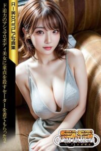 【s521antbp00128】SS-Paradise nude ド迫力のマシュマロボディ美女に童貞を殺すセーターを着てもらった2 AI美女グラビア写真集