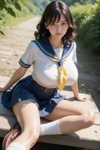 【s696adqcm00530】空想ちゃん〜波状制服〜