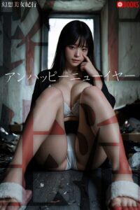 【k740aplst08381】アンハッピーニューイヤー路上生活 幻想美女紀行 – AIアダルト写真集