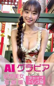 【k769aneme04436】AIグラビア 妄想美女写真集 チャイナドレス編PART.01