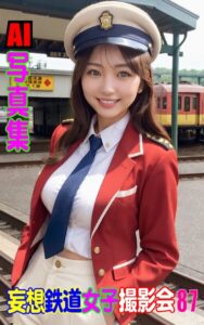 【k769aneme07892】AI写真集 妄想鉄道女子撮影会 87