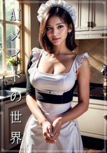 【s511ahuat00308】AIメイドの世界 キッチンでご奉仕