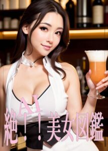 【s511ahuat00340】AI絶！！美女図鑑 バーテンダー:私のお酒を飲んで