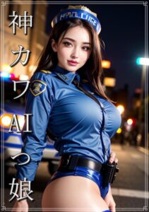 【s511ahuat00372】神カワAIっ娘 ムチムチ×アメリカンポリス
