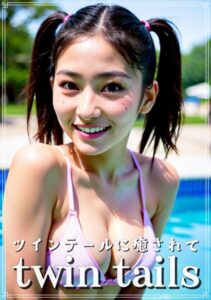 【s511ahuat00395】ツインテールに癒されてtwin tails 黒髪ツインテールプール