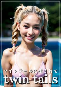 【s511ahuat00399】ツインテールに癒されてtwin tails 金髪ツインテールプール