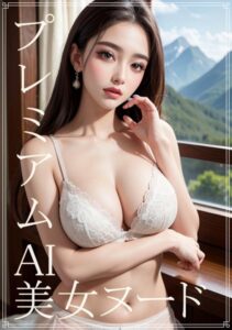 【s511ahuat00513】プレミアムAI美女ヌード 静かな山のロッジ