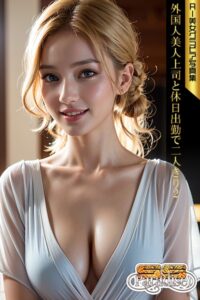 【s519ahuat00022】SS-Paradise 外国人美人上司と休日出勤で二人きり2 AI美女グラビア写真集