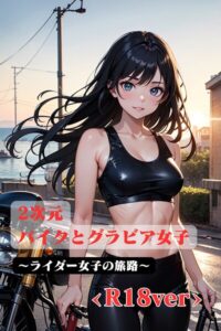 【s571ahuat00043】2次元 バイクとグラビア女子 〜ライダー女子の旅路 ＜R18＞