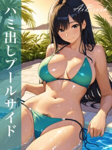 【s771aqsqh00053】ハミ出しプールサイド