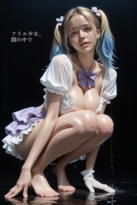 【b122bpkcl04810】フリル少女、闇の中で