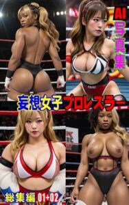 【k769aneme07787】AI写真集 妄想女子プロレスラー 総集編01＋02