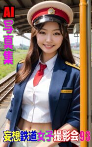 【k769aneme08073】AI写真集 妄想鉄道女子撮影会 93