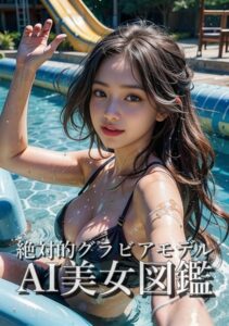 【s511ahuat00218】絶対的グラビアアイドルAI美女図鑑 プールで一緒に遊ぼ！