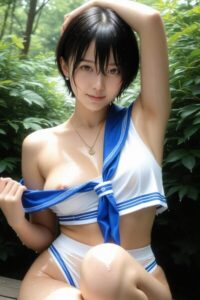 【s828aebwg00150】えーあいどる ― 水底の蒼に溶ける無垢な露出 ―