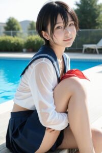 【s828aebwg00176】えーあいどる ― 水底の鏡面に映える透徹の禁域 ―