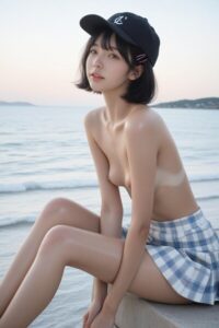 【s829ausmw00273】ヴィーナス・コード 〜焦げた肌に刻まれる熱帯の刻印、つばの影で蕩ける理性の境界線〜