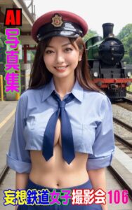 【k769aneme08295】AI写真集 妄想鉄道女子撮影会 106