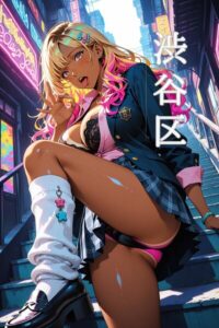 【s862aztro00108】東京禁断スクールガール:渋谷区 ーミルクティーの残像、喧騒に紛れる甘い背徳ー