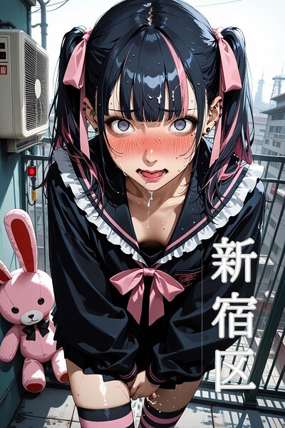 【s862aztro00109】東京禁断スクールガール:新宿区 ーブルーブラックの孤独、屋上で分かち合う痛みー