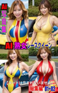 【k769aneme08315】AI写真集 AI熟女レースクイーン 総集編 01＋02