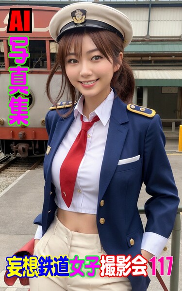 【k769aneme08596】AI写真集 妄想鉄道女子撮影会 117