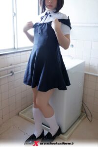 【s425asnph00250】［419P］ X in a school uniform 3