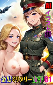 【k769aneme08622】AIイラスト集 金髪ミリタリー女子01