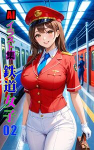 【k769aneme08666】AIイラスト集 鉄道女子 02
