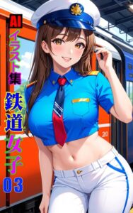 【k769aneme08707】AIイラスト集 鉄道女子 03