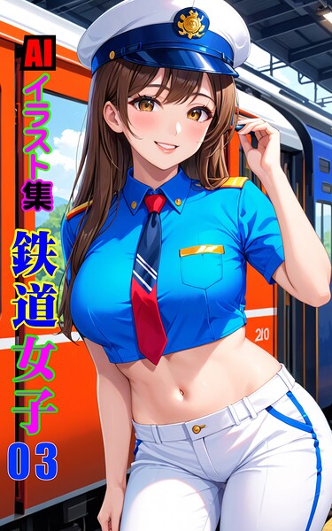 【k769aneme08707】AIイラスト集 鉄道女子 03