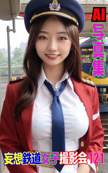 【k769aneme08733】AI写真集 妄想鉄道女子撮影会 121