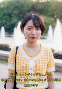 【s695aqsom00068】東京カウントダウン ドキュメント 私を形作るのは、未知への興味と少しの劣等感 南見つばさ