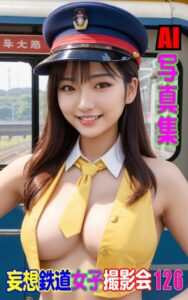 【k769aneme08829】AI写真集 妄想鉄道女子撮影会 126