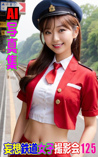 【k769aneme08830】AI写真集 妄想鉄道女子撮影会 125