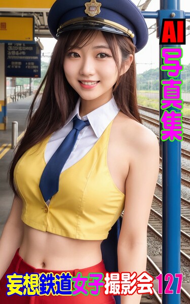 【k769aneme08850】AI写真集 妄想鉄道女子撮影会 127