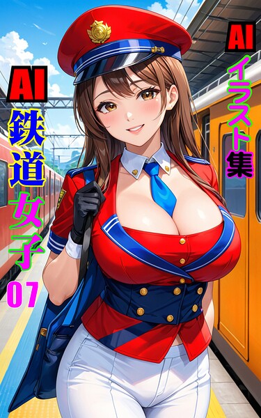 【k769aneme08955】AIイラスト集 鉄道女子 07