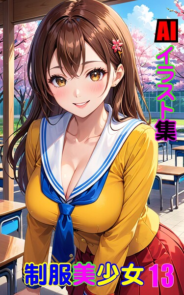 【k769aneme08959】AIイラスト集 制服美少女13