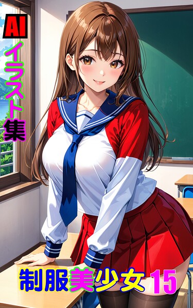 【k769aneme08993】AIイラスト集 制服美少女15