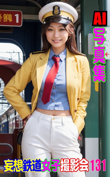 【k769aneme09007】AI写真集 妄想鉄道女子撮影会 131